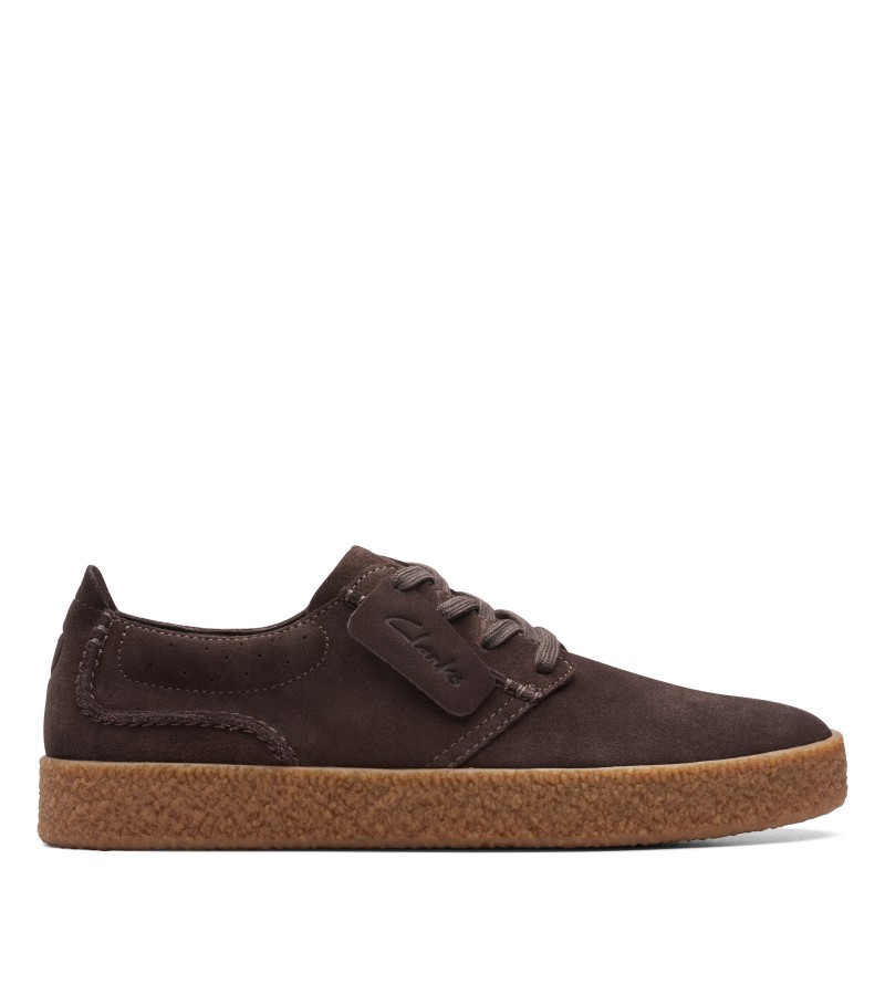 Clarks - Streethill Lace Dark Brown Suede